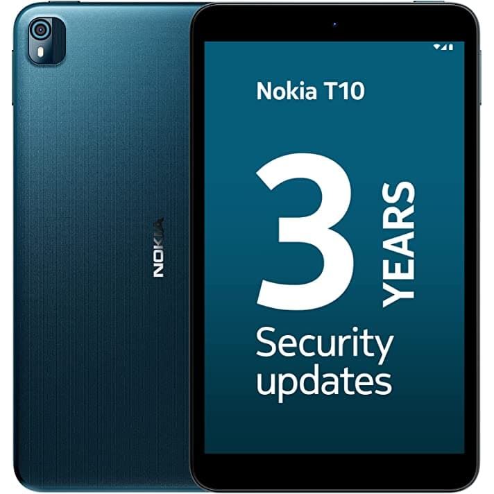 Nokia T10 32GB Tiger 3 GB Wi-Fi 5 (802.11ac), 20.3 cm (8") Android 12 Ocean Blue - TA-1472